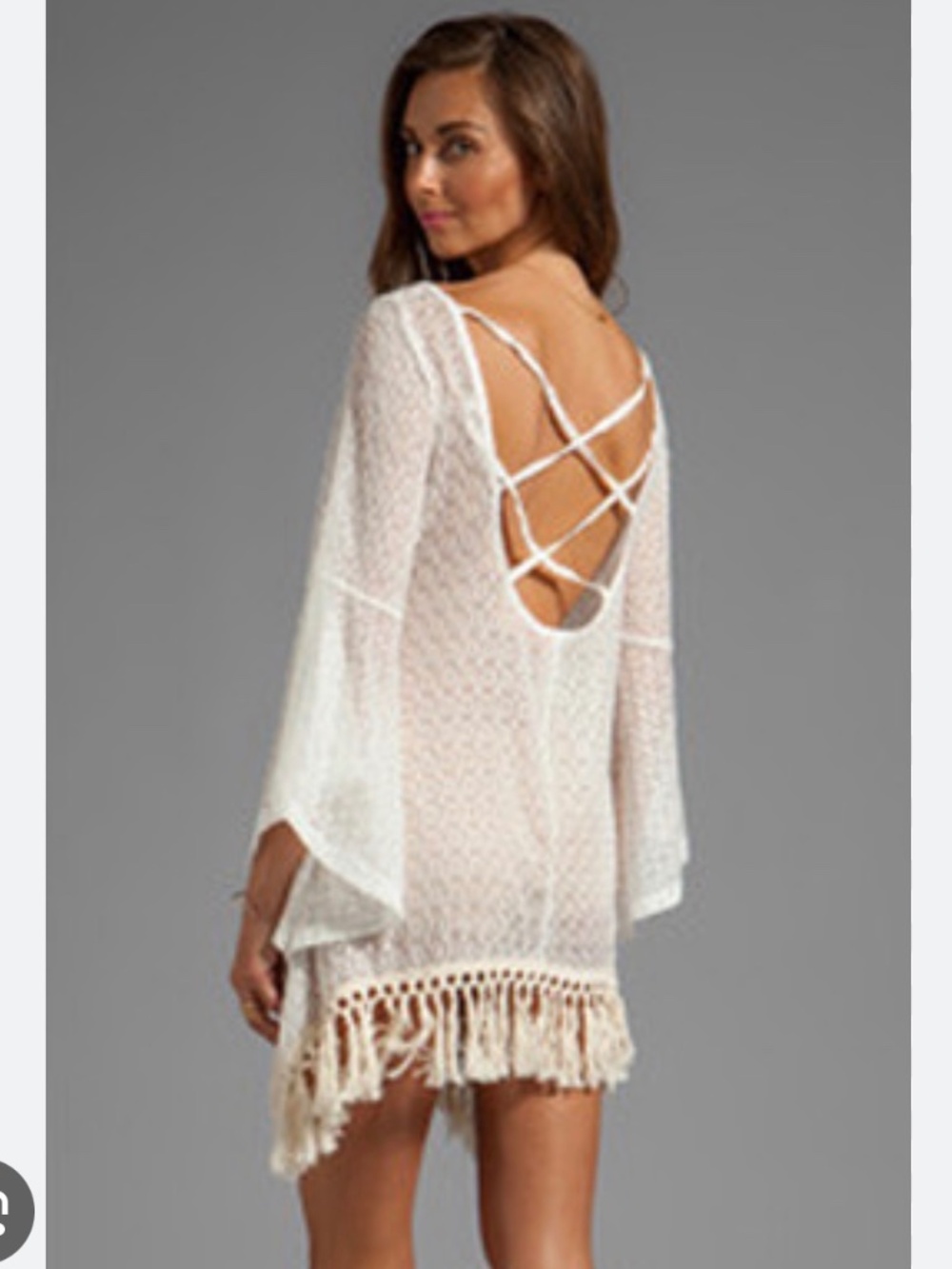 Gypsy Junkies Los Angeles small/medium 100% silk Backless dress